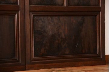 古民具・骨董 杢目の素晴らしい無双帯戸 2枚セット(板戸、古民家)