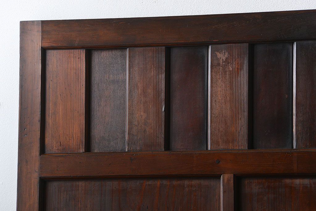 古民具・骨董 杢目の素晴らしい無双帯戸 2枚セット(板戸、古民家)