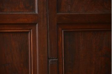 古民具・骨董 杢目の素晴らしい無双帯戸 2枚セット(板戸、古民家)