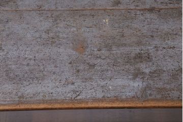 アンティーク家具　イギリスアンティーク 収納ボックス付き!オリジナルペイントの特大ベンチ