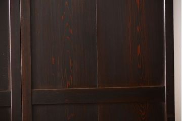 古民具・骨董 味のある帯戸2枚セット(引き戸、抜戸)