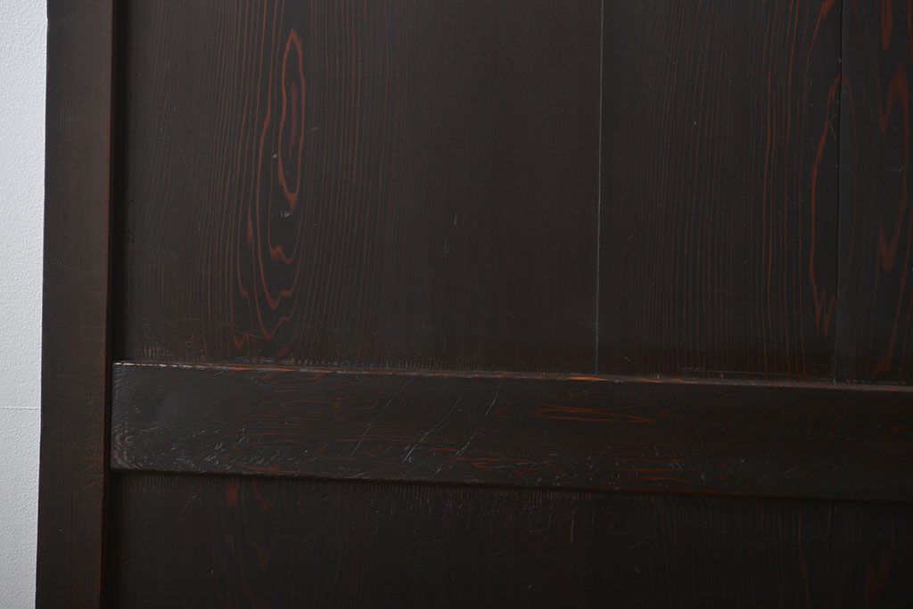 古民具・骨董 味のある帯戸2枚セット(引き戸、抜戸)