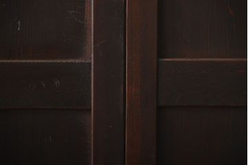 古民具・骨董 味のある帯戸2枚セット(引き戸、抜戸)