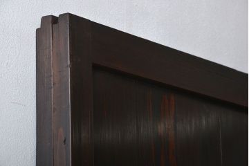 古民具・骨董 味のある帯戸2枚セット(引き戸、抜戸)