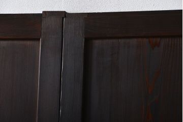 古民具・骨董 味のある帯戸2枚セット(引き戸、抜戸)