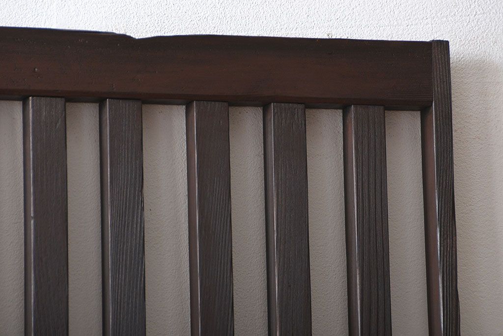 古民具・骨董 シンプルな格子戸(1)(引き戸)