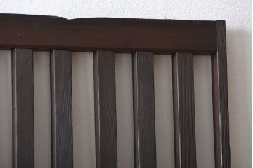 古民具・骨董 シンプルな格子戸(1)(引き戸)