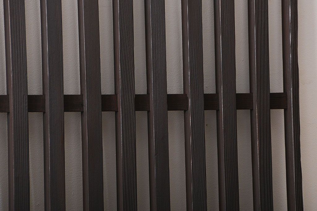 古民具・骨董 シンプルな格子戸(1)(引き戸)