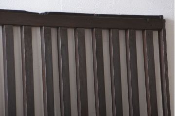 古民具・骨董 シンプルな格子戸(1)(引き戸)