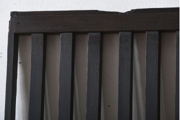 古民具・骨董 シンプルな格子戸(1)(引き戸)