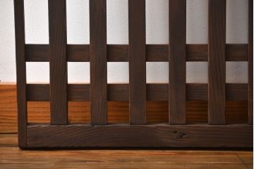 古民具・骨董 シンプルな格子戸(1)(引き戸)