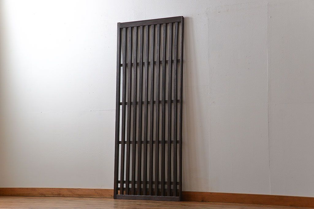 古民具・骨董 シンプルな格子戸(2)(引き戸)