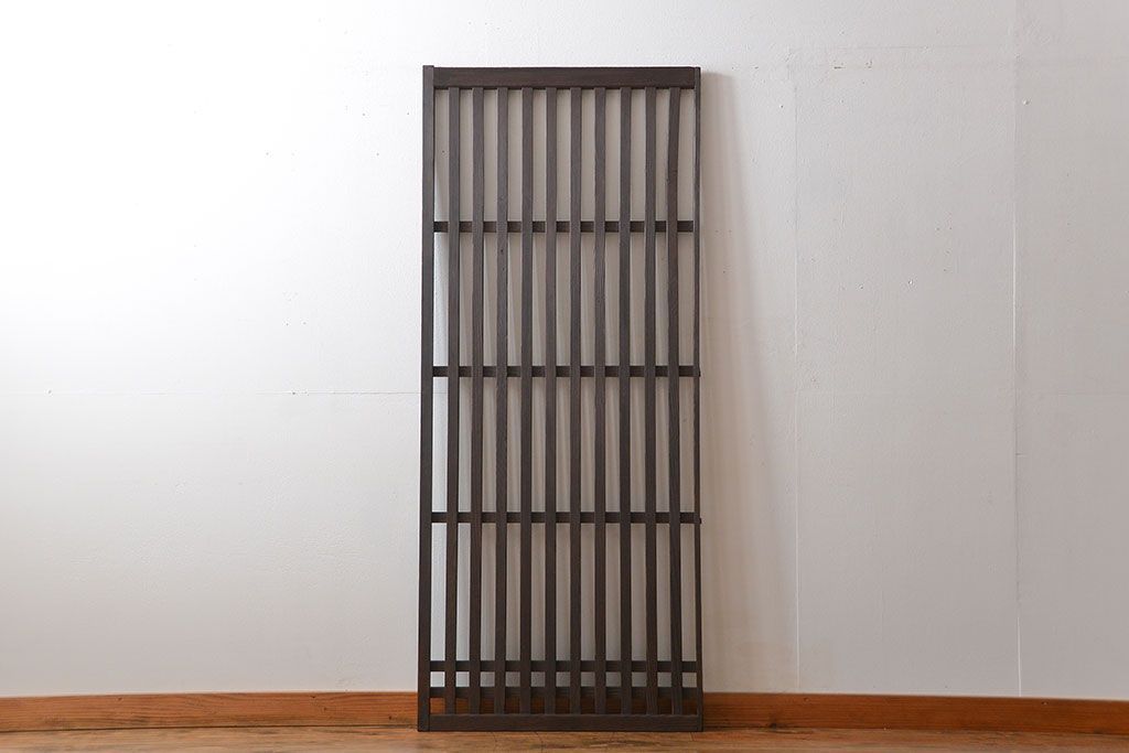 古民具・骨董 シンプルな格子戸(2)(引き戸)