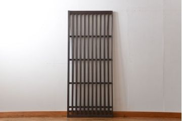 古民具・骨董 シンプルな格子戸(2)(引き戸)