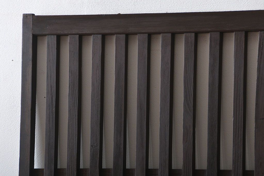 古民具・骨董 シンプルな格子戸(2)(引き戸)