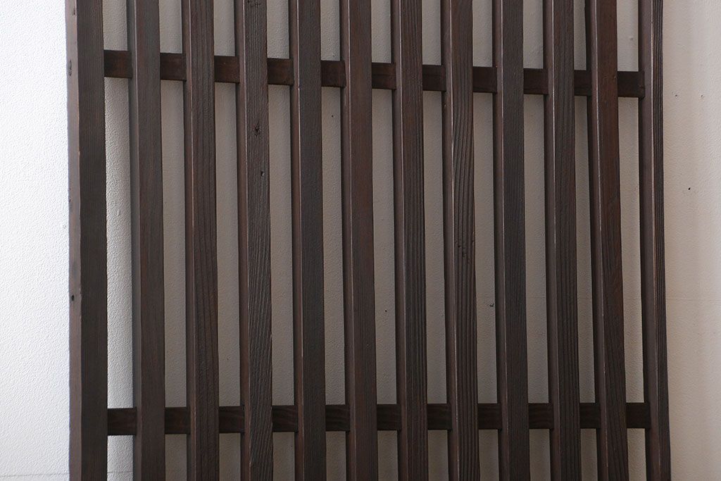 古民具・骨董 シンプルな格子戸(2)(引き戸)