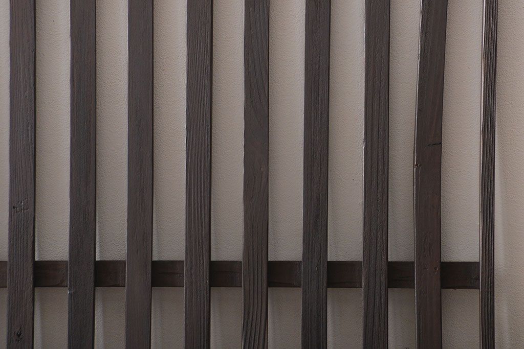 古民具・骨董 シンプルな格子戸(2)(引き戸)