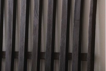 古民具・骨董 シンプルな格子戸(2)(引き戸)