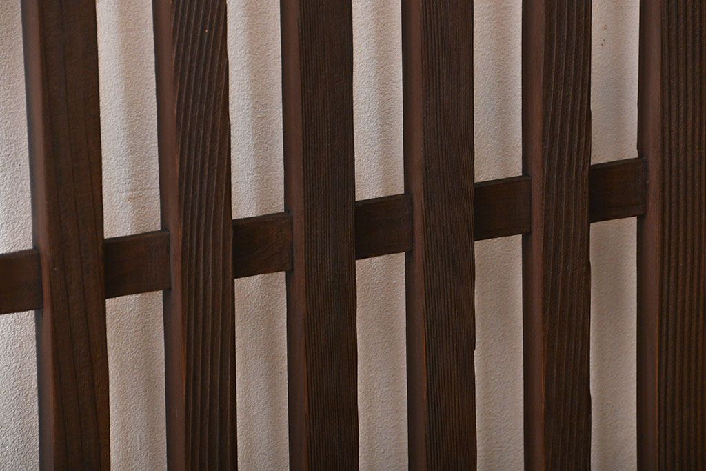 古民具・骨董 シンプルな格子戸(2)(引き戸)