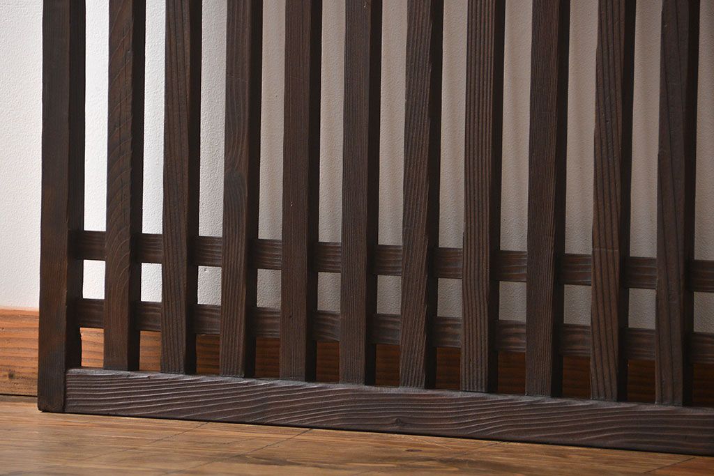 古民具・骨董 シンプルな格子戸(2)(引き戸)