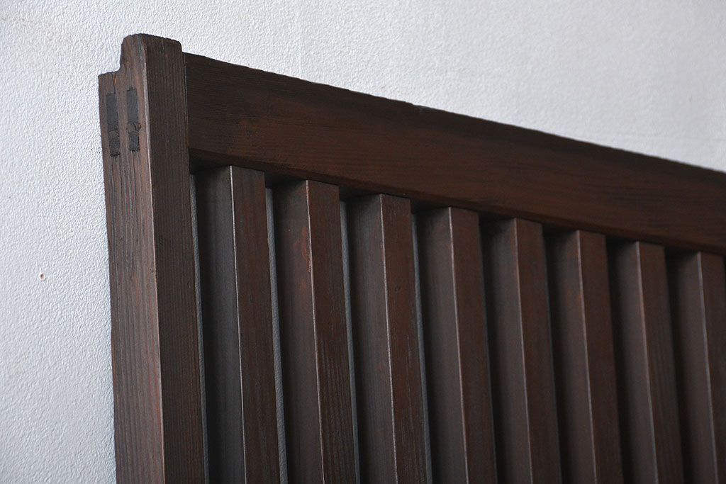 古民具・骨董 シンプルな格子戸(2)(引き戸)