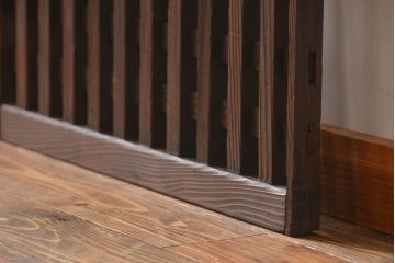 古民具・骨董 シンプルな格子戸(2)(引き戸)