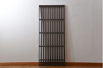 古民具・骨董 シンプルな格子戸(2)(引き戸)