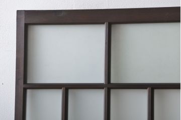 アンティーク すりガラス入りの背の高い扉(ドア)