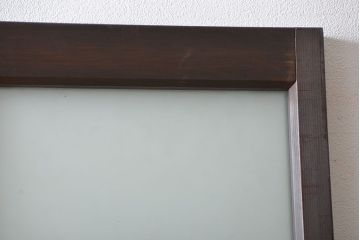 アンティーク すりガラス入りの背の高い扉(ドア)