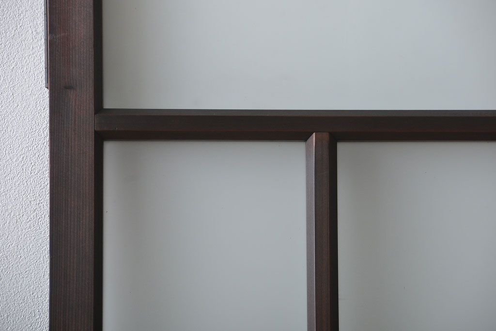 アンティーク すりガラス入りの背の高い扉(ドア)