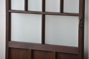 アンティーク すりガラス入りの背の高い扉(ドア)