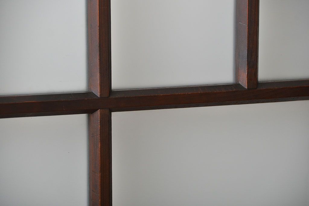 アンティーク すりガラス入りの背の高い扉(ドア)