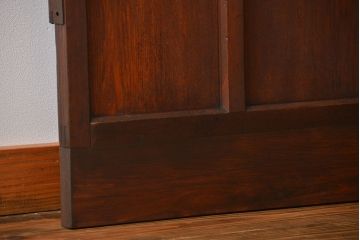 アンティーク すりガラス入りの背の高い扉(ドア)