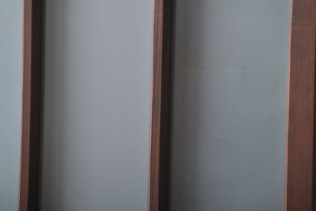 アンティーク すりガラス入りの背の高い扉(ドア)