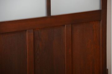 アンティーク すりガラス入りの背の高い扉(ドア)