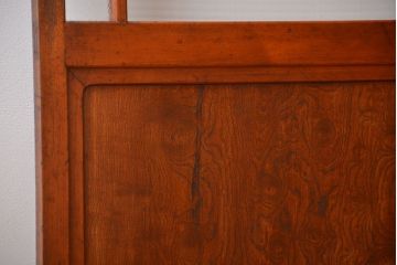 アンティーク 大正ロマン　色ガラス入りの上質な扉(ドア)