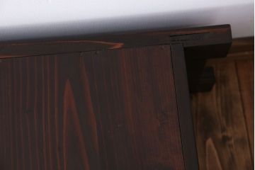 アンティーク家具　古民具・骨董 5杯引き出し　横長ローボード(1)(置き床、置床、水屋箪笥、テレビ台、キャビネット、収納棚)