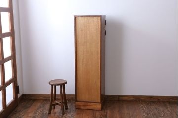 中古　民芸縦長引き出し