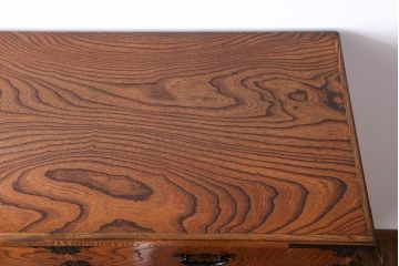 中古　木目の美しい民芸衣装箪笥