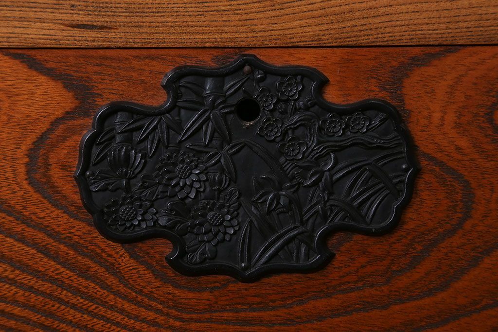 中古　木目の美しい民芸衣装箪笥