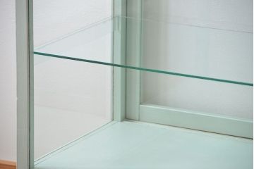 アンティーク家具　アンティーク 引き出し付きペイントガラスケース(ショーケース)