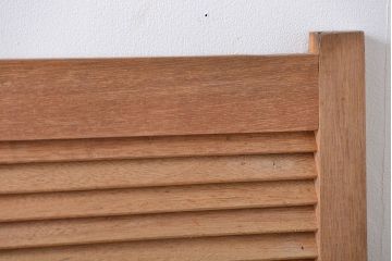 ナチュラルスタイル　木味の良いルーバー2枚セット(1)(ヴォレー、ボレー、雨戸)
