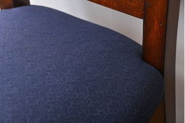 アンティーク家具　イギリスアンティーク 豪華絢爛!オーク材　彫刻の美しいダイニングチェア2脚セット(1)