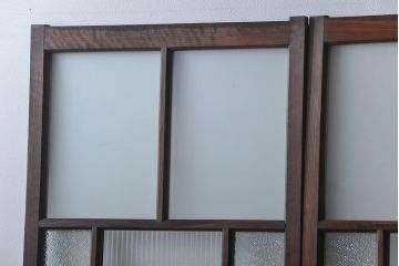 大正ロマン ガラス戸4枚セット(引き戸)