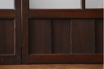 大正ロマン ガラス戸4枚セット(引き戸)