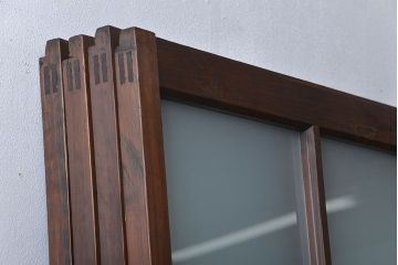 大正ロマン ガラス戸4枚セット(引き戸)