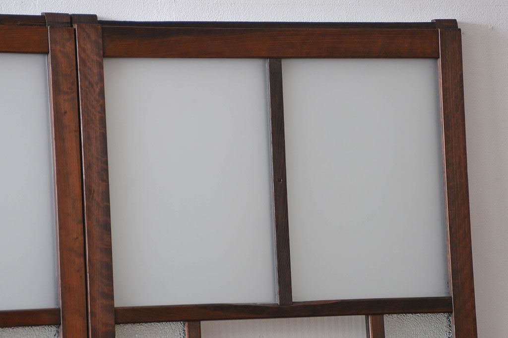 大正ロマン ガラス戸4枚セット(引き戸)