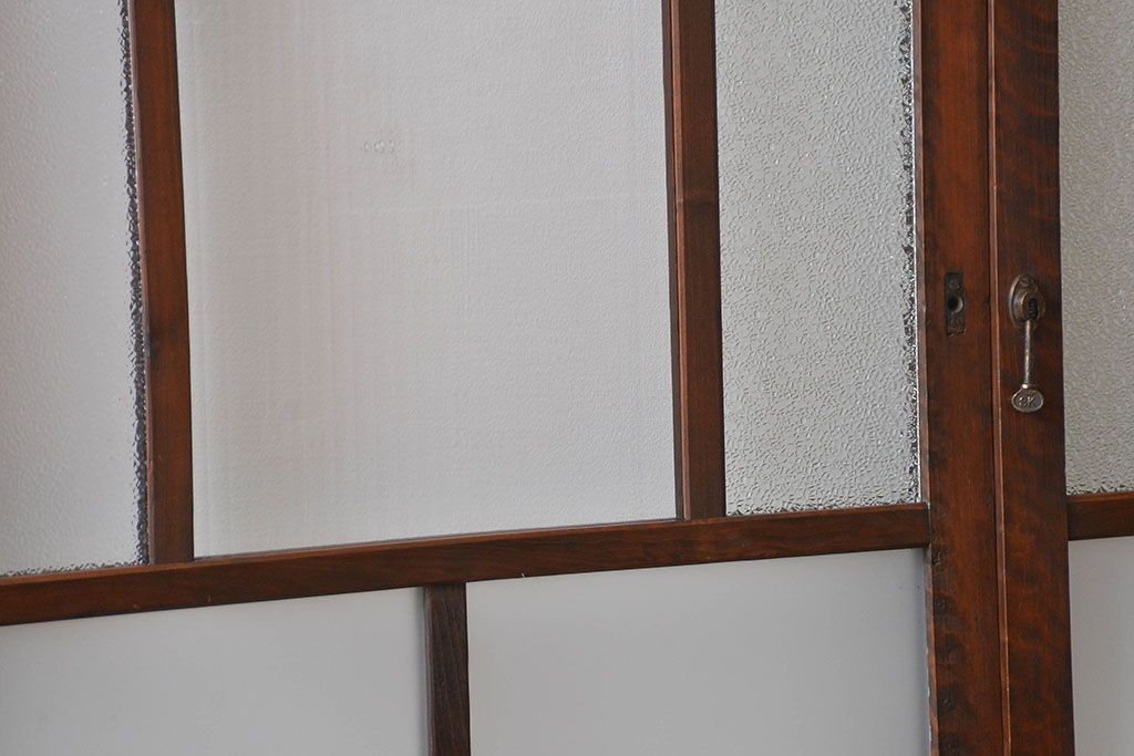 大正ロマン ガラス戸4枚セット(引き戸)