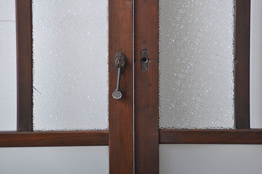 大正ロマン ガラス戸4枚セット(引き戸)