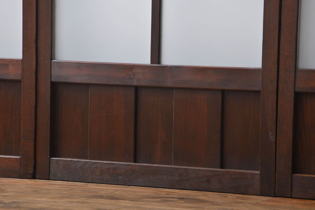 大正ロマン ガラス戸4枚セット(引き戸)